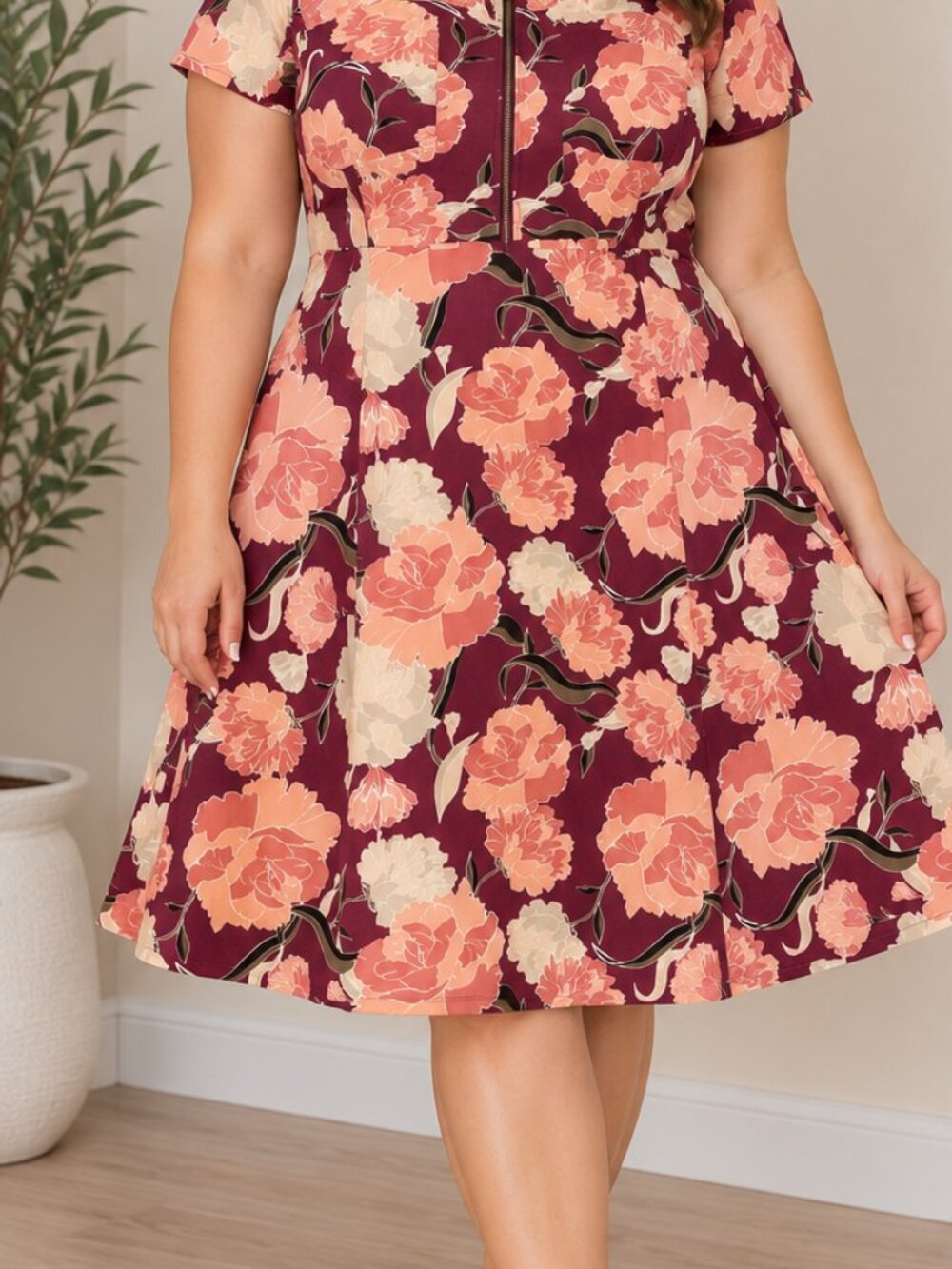 NWT In Every Story Floral Plus Size Dress